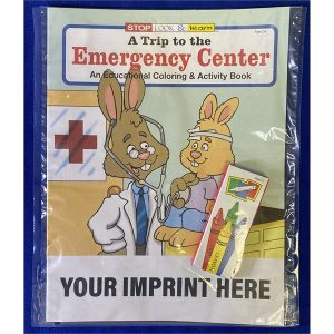 A Trip to the Emergency Center Coloring Book Fun Pack