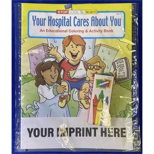 Your Hospital Cares About You Coloring Book Fun Pack