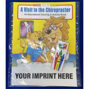 A Visit to the Chiropractor Coloring Book Fun Pack