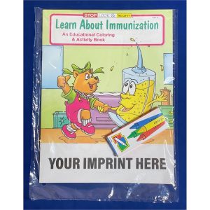 Learn About Immunization Coloring and Activity Book Fun Pack