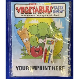 Vegetables Taste Great! Coloring Book Fun Pack