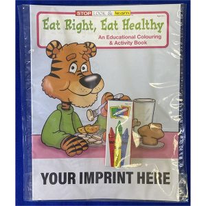 Eat Right and Healthy Coloring and Activity Book Fun Pack