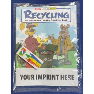 Recycling Coloring and Activity Book Fun Pack