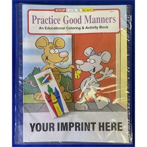 Practice Good Manners Coloring and Activity Book Fun Pack