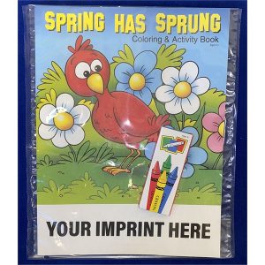 Spring Has Sprung Coloring and Activity Book Fun Pack