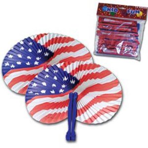 Patriotic Folding Fans