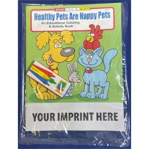 Healthy-Pets are Happy Pets Coloring Book Fun-Pack