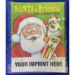 Santa and Friends Coloring and Activity Book Fun Pack
