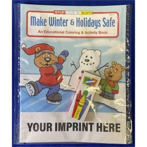 Make Winter and Holidays Safe Coloring Book Fun Pack