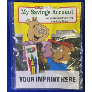 My Savings Account Coloring and Activity Book Fun Pack