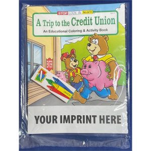 A Trip to the Credit Union Coloring Activity Book Fun Pack