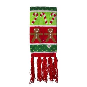 Gingerbread and Candy Cane LED Scarf