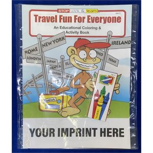 Travel Fun For Everyone Coloring and Activity Book Fun-Pack