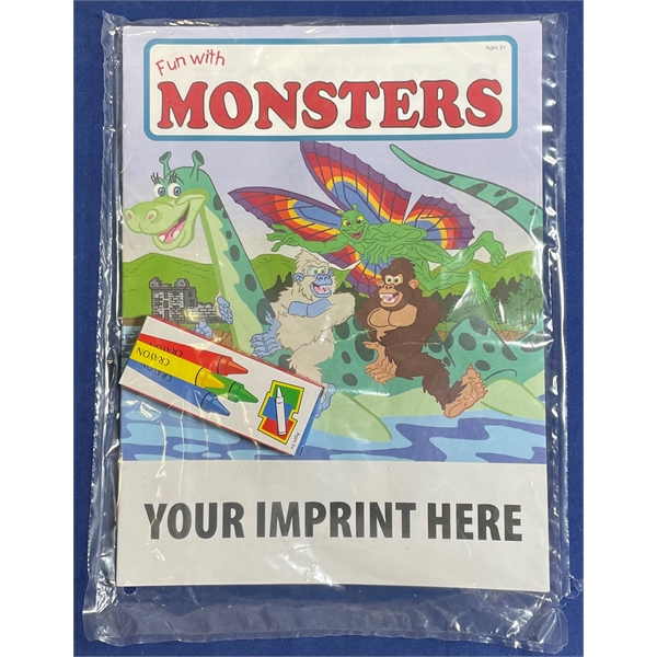 Fun with Monsters Coloring Book Fun-Pack