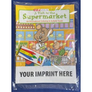 A Visit to the Supermarket Coloring and Activity Book Fun Pack