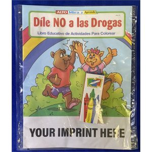 Stay Drug Free Spanish Coloring Book Fun Pack