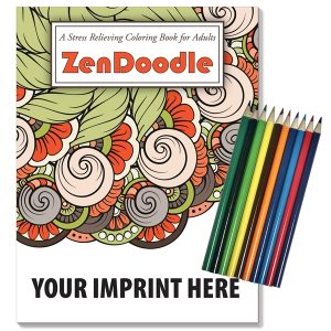 ZenDoodle Stress Relieving Coloring Book - Relax Pack