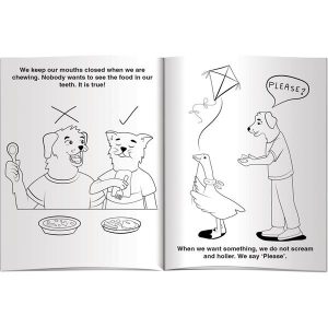 COLORING BOOK - GOOD MANNERS PLAYBOOK