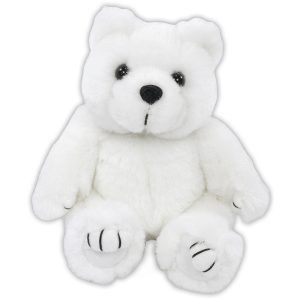 8" White Kirby Bear