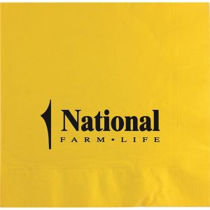 School Bus Yellow 3-Ply Dinner Napkins