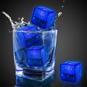 Blue LED Ultra Glow Ice Cube - Liquid Activated