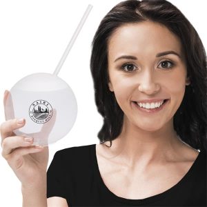 20oz Tumbler Ball Cup with Straw