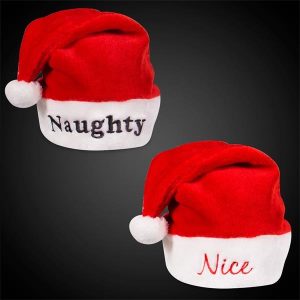Nice and Naughty Santa Hats