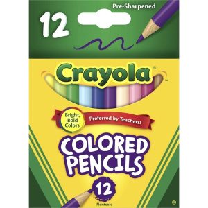 Crayola® Short Colored Pencils, 12 Count