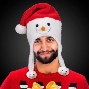 Snowman Santa Hat