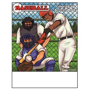 Baseball Imprintable Coloring Book