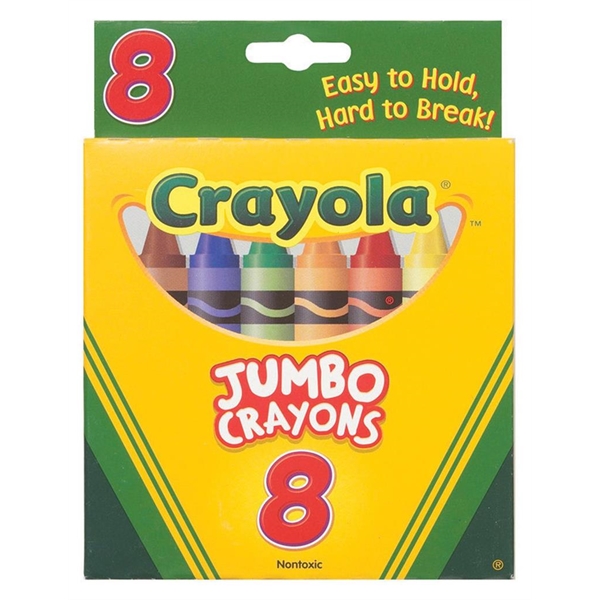 Jumbo 8 Count Crayola Crayons