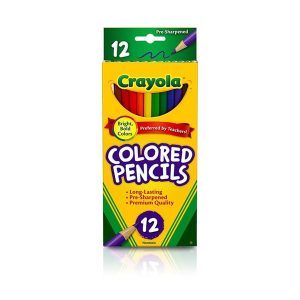 Crayola 12 Count Long Colored Pencils