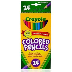 24 ct. Full Size Non-Toxic Crayola Colored Pencils Set