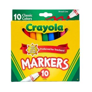 10ct Crayola Classic Broad Line Markers