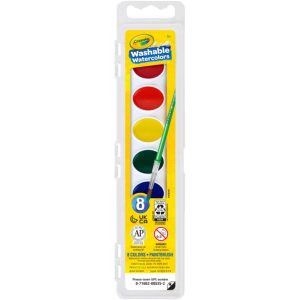 8ct Crayola Washable Watercolors Set