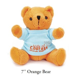 7" Extra Soft Line Orange Bear
