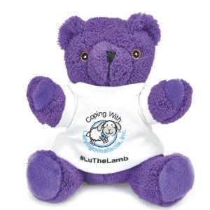 7" Extra Soft Line Purple Bear
