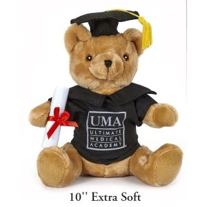 Extra Soft Style 10" Bear with Graduation Uniform
