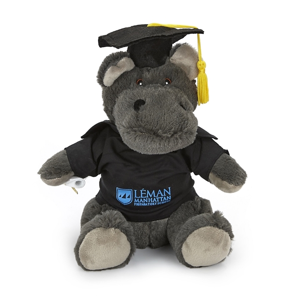 Extra Soft Style 10" Hippo with Graduation Uniform-551776145