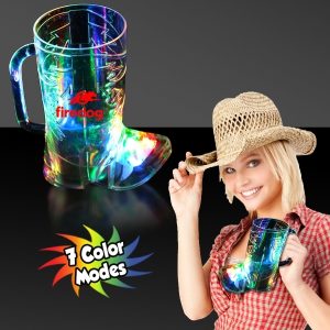 16 oz. Cowboy Boot Shaped LED Light Up Cup