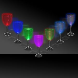 10 oz. Lighted LED Wine Glass
