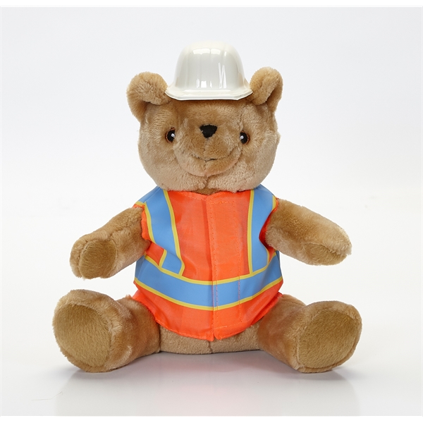 10" Construction Bear