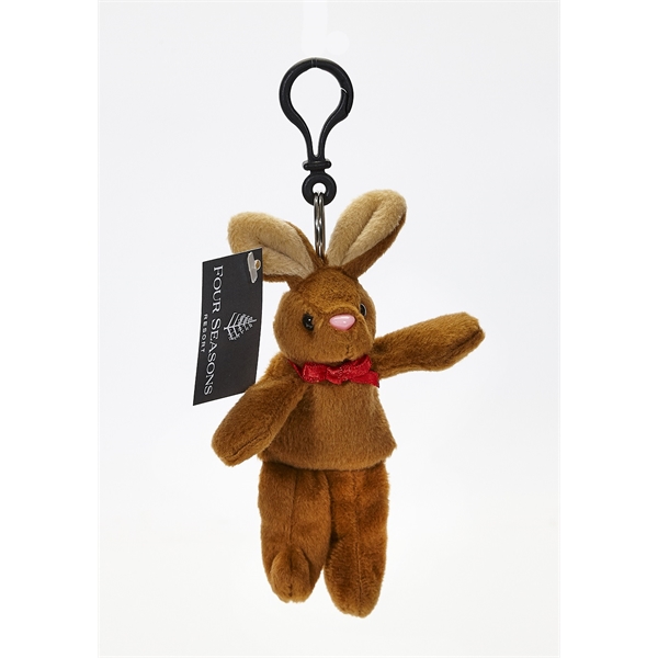 Brown Bunny Zipper Pull