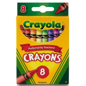 8 ct. Crayola brand crayons pack