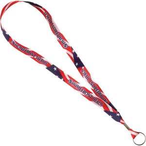 Full Color Poly Ribbon Lanyard