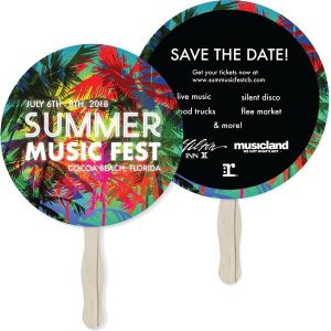 Sandwich Hand Fan (2-sided)
