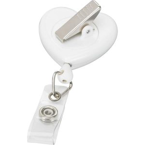 Heart Retractable Badge Reel