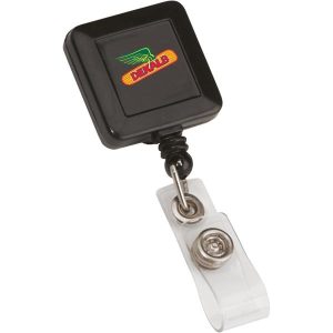 Square Retractable Badge Holder