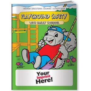 Coloring Book - Playground Safety Squirrel