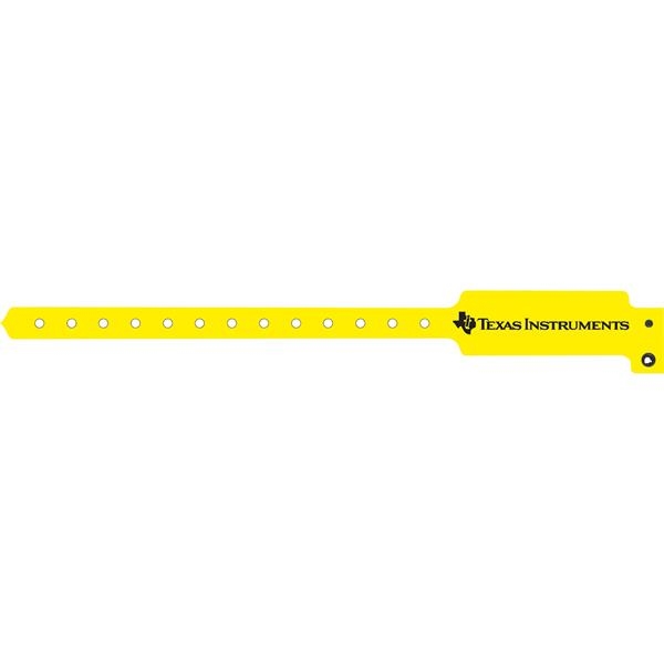 1 1/8" Wide Super Plastic Wristband
